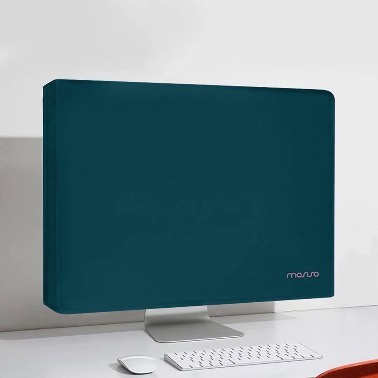 Mosiso Monitor Dust Cover 26, 27, 28, 29 Inch Anti Static Dustproof Lcd/Led/Hd Panel Case Computer Screen Protective Sleeve Compatible With Imac 27 Inch, 26 29 Inch Pc, Desktop And Tv, Teal Green