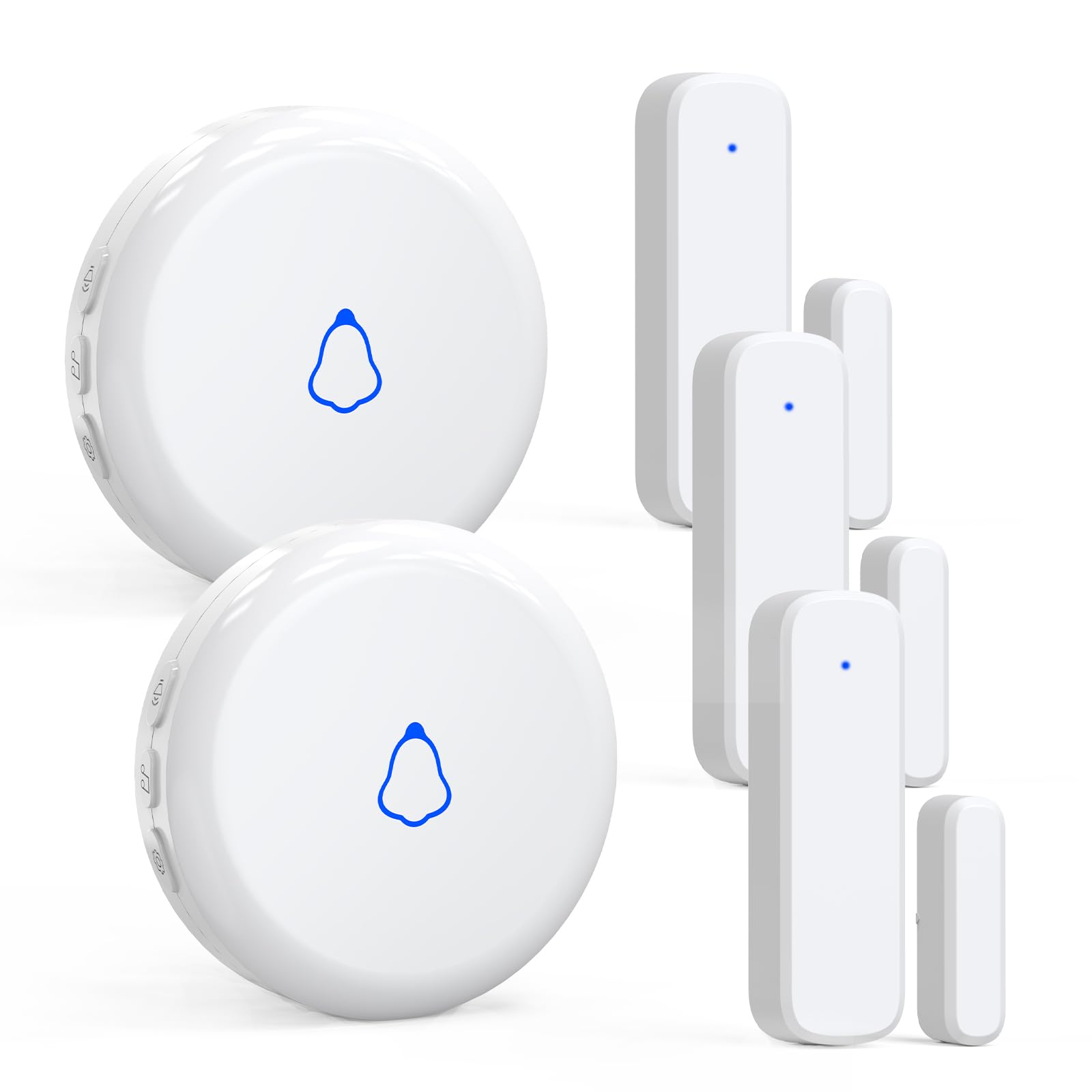 Wieless Door Bells Chimes, AMHEY Door Chime Doorbell with 700ft Operate Range 58 Chimes 5 Volume Level Door Open Alarm for Busin