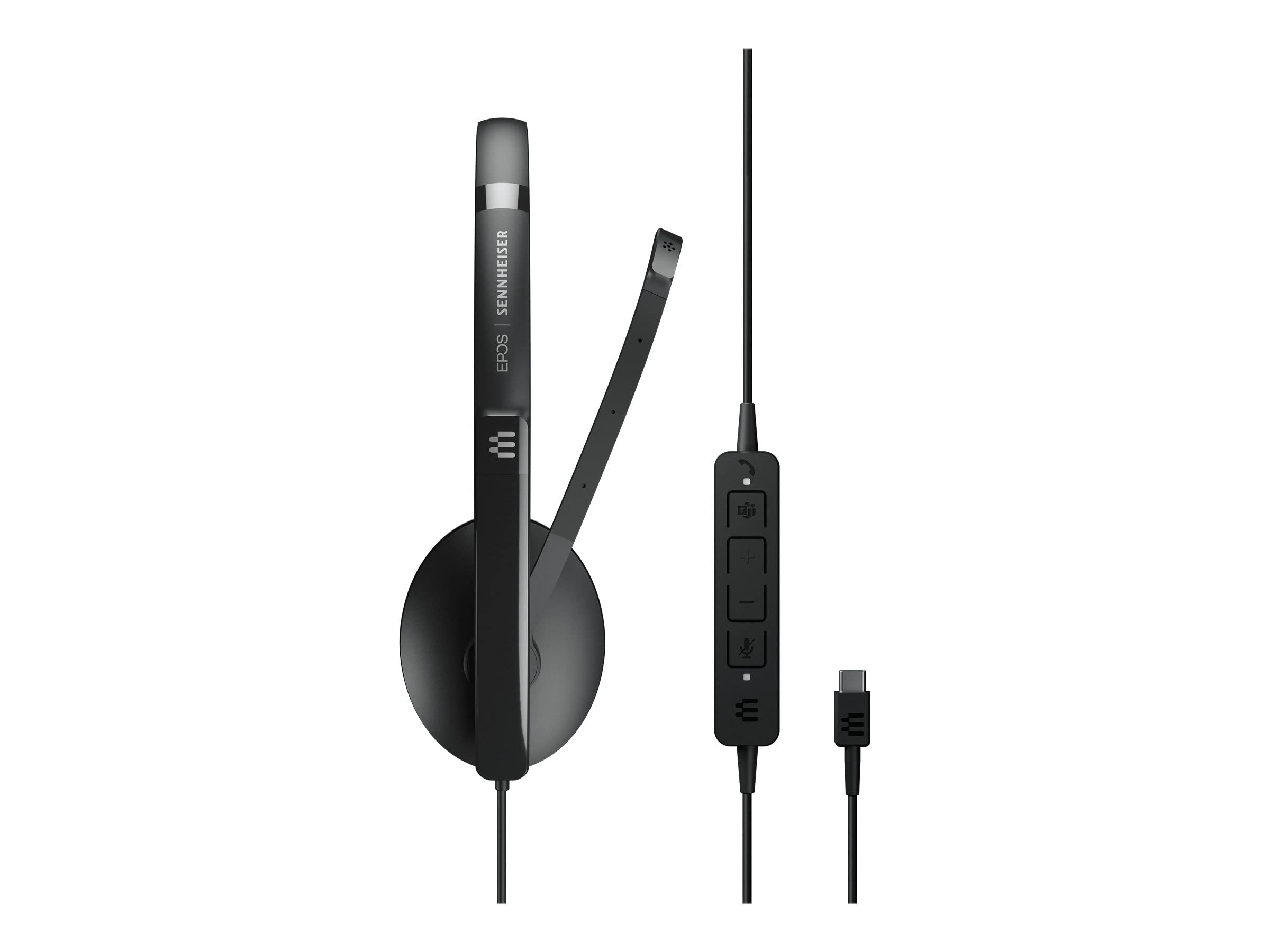 Epos | Sennheiser Adapt 160T Usb C Ii (1000905)   Wired, Double Sided Headset   Usb C Connectivity, Ms Teams Certified, Uc Optim