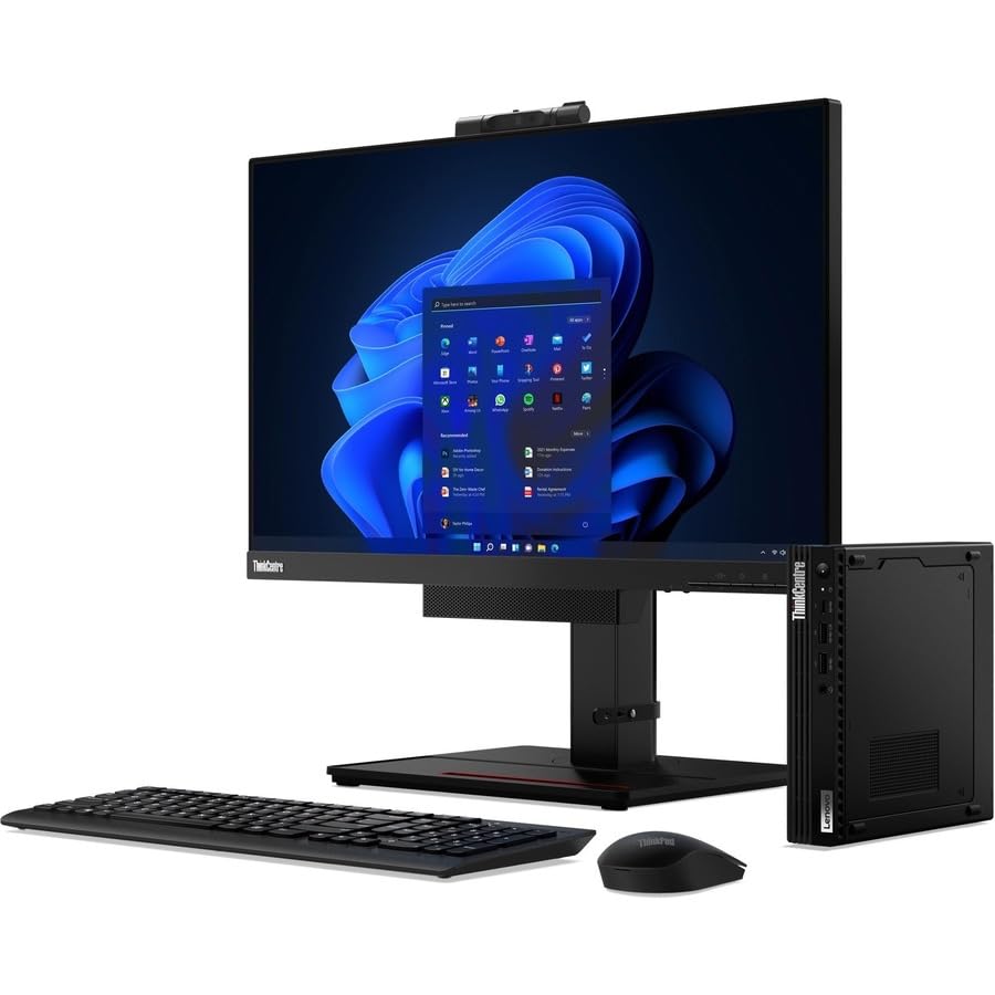 Lenovo Thinkcentre M90Q Gen 3 Tiny Desktop Computer, Intel Core I5-12500 3.0Ghz, 16Gb Ram, 512Gb Ssd, Windows 11 Pro, Black