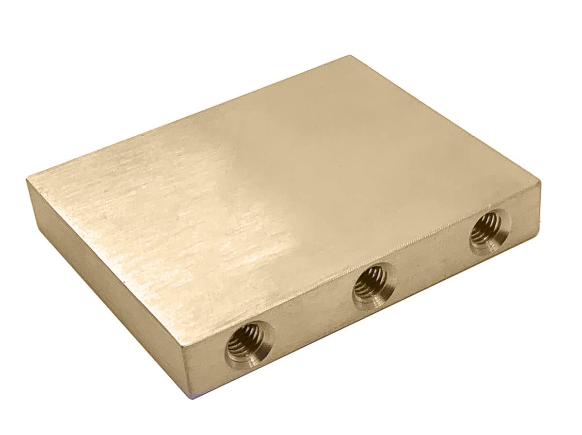 Tuoren Fat Brass Tremolo Block For Floyd Rose Electric Guitar Bridge (34Mm)