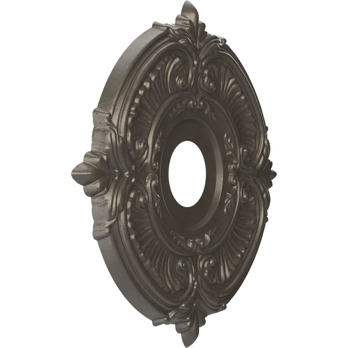 Ekena Millwork Cmp16Atdst Attica Thermoformed Pvc Ceiling Medallion (Fits Canopies Up To 5 5/8), 16Od X 3 1/2Id X 1P, Universal