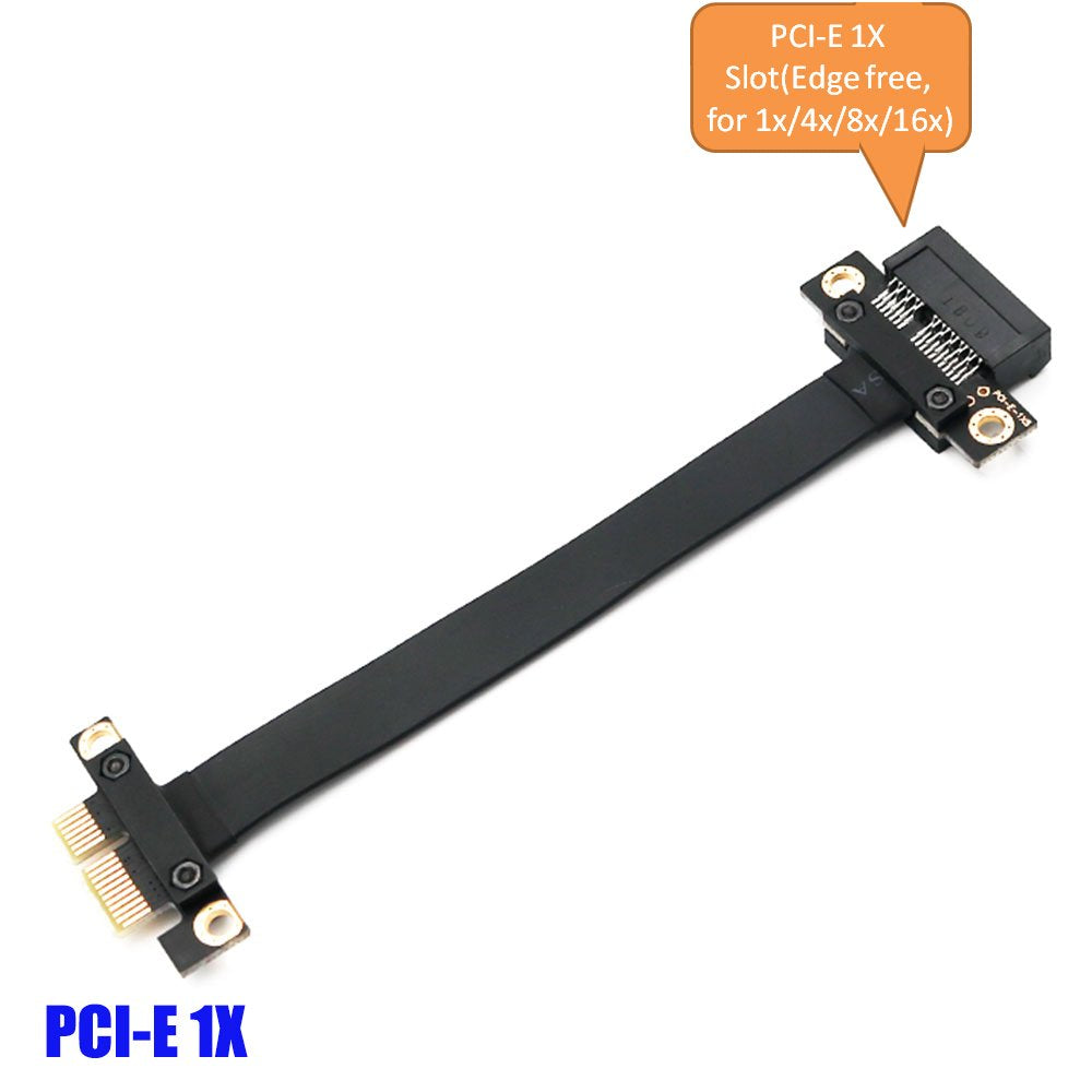Mustpoint Pci E Pci Express 36Pin 1X Extender Extension Cable With Gold Plated Connector