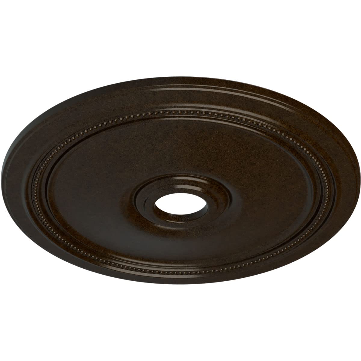 Ekena Millwork Cm24Dibzs Diane Ceiling Medallion, 24Od X 3 5/8Id X 1 1/4P (Fits Canopies Up To 6 1/4), Hand-Painted Bronze