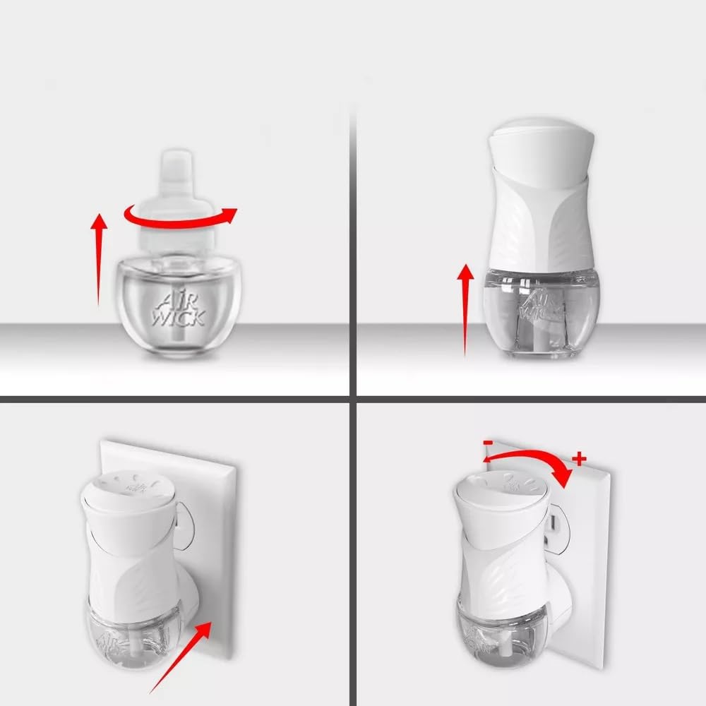 Air Wick Scented Oil Warmers, 2 Twin Packs, 4 Count