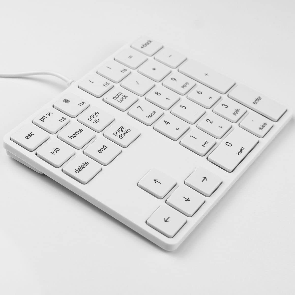 Qisan Numeric Keypad 34 Keys (30%) Mini Multifunctional Wired Number Keypad Black Magicforce | Number Pad For Laptop | Gaming Keypad For Pc | Laptop Accessories | Keypad For Computer White Magicforce