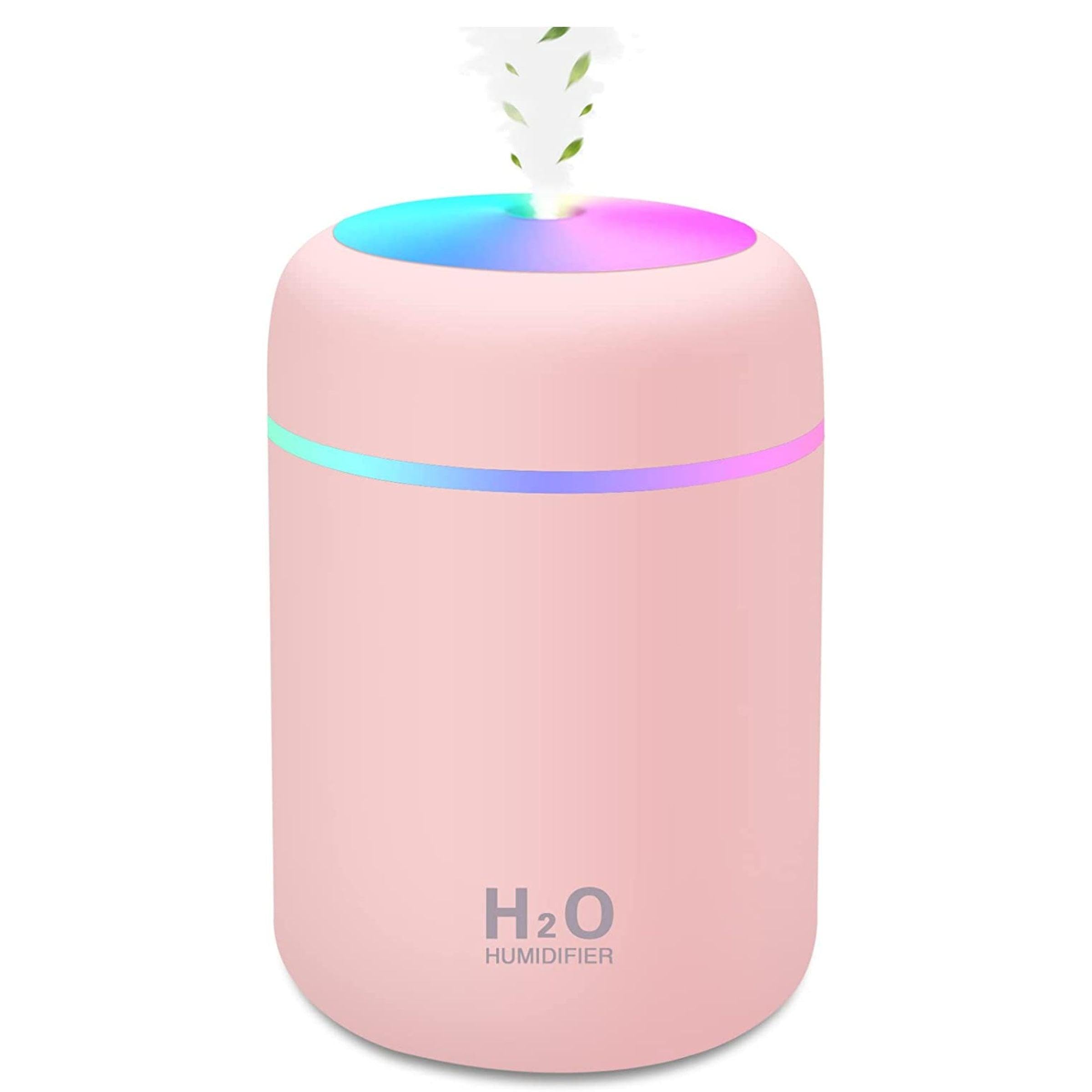 Minipure Mini Portable 300Ml Cool Mist Personal Usb Humidifier (Pink)