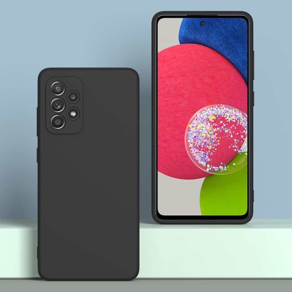 Wogroo For Samsung Galaxy A72 Case Black, Scratch Resistant With Soft Touch, Slim Thin Phone Cover For Samsung Galaxy A72