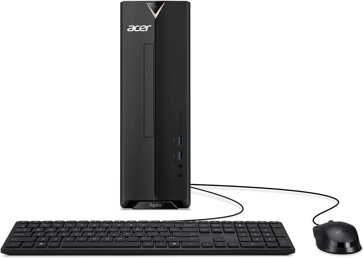Acer Aspire Xc 830 Ua91 Desktop | Intel Celeron J4125 Quad Core Processor (Up To 2.7Ghz) | 8Gb 2400Mhz Ddr4 | 256Gb Nvme M.2 Ssd