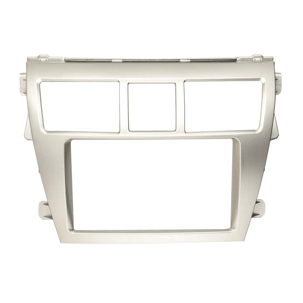 Dkmus Double Din Radio Stereo Dash Installation Mount Trim Kit Compatible With Toyota Vios Belta Yaris Sedan