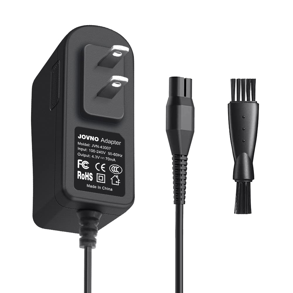 Jovno 4.3V 70Ma Power Supply Adapter, Electric Shaver Charger Power Cord For Qp2520 Qp2520/90 Qp2520/72 Qp2520/70 A00390 Series
