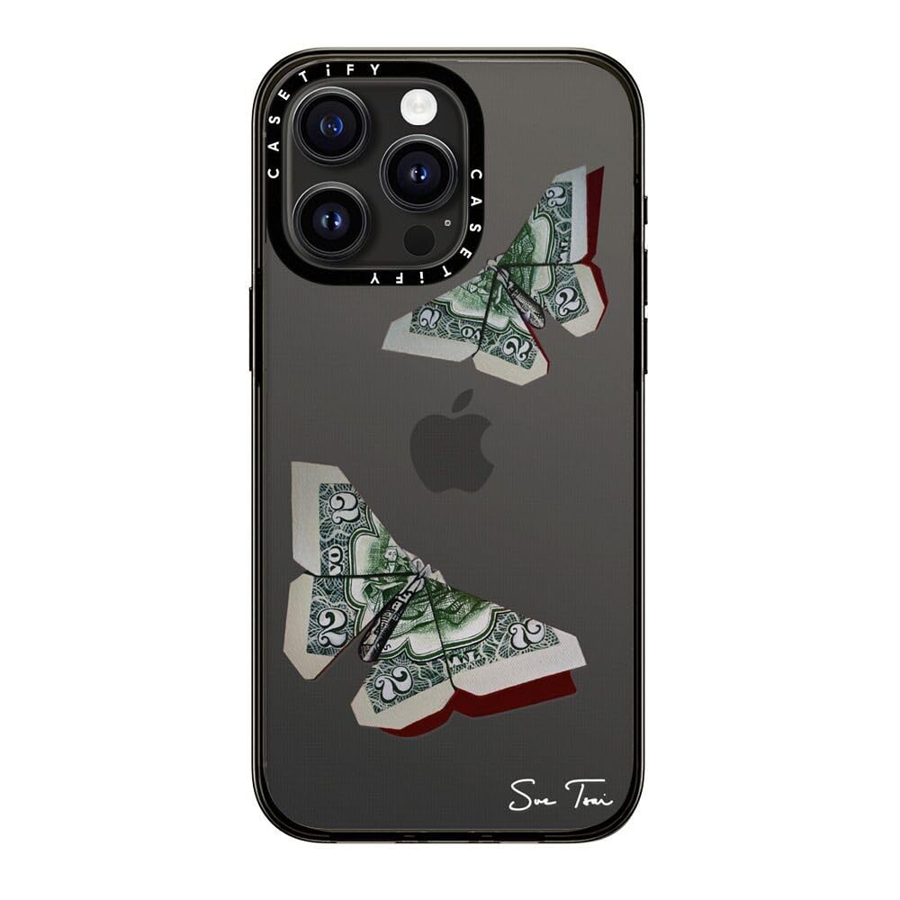 Casetify Compact Case For Iphone 15 Pro Max [2X Military Grade Drop Tested / 4Ft Drop Protection]   Moneyfly Iphone Case   Clear