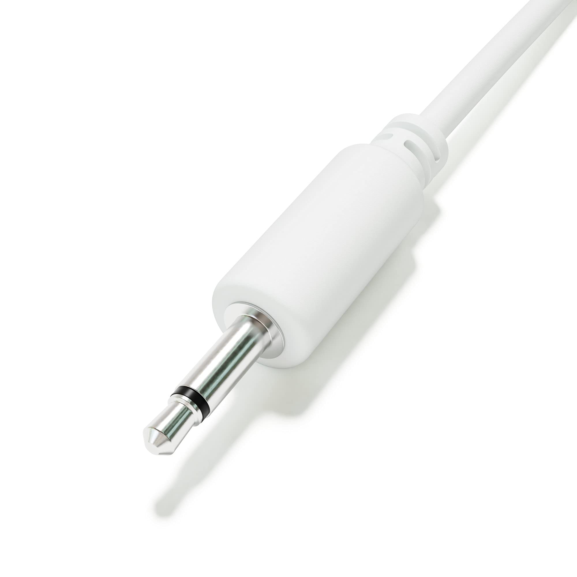 Excelvalley   5 Pack   Mono Modular Patch Cables   Ts 3.5Mm 1/8'' Eurorack Synthesizer [White   180 Cm   71'']