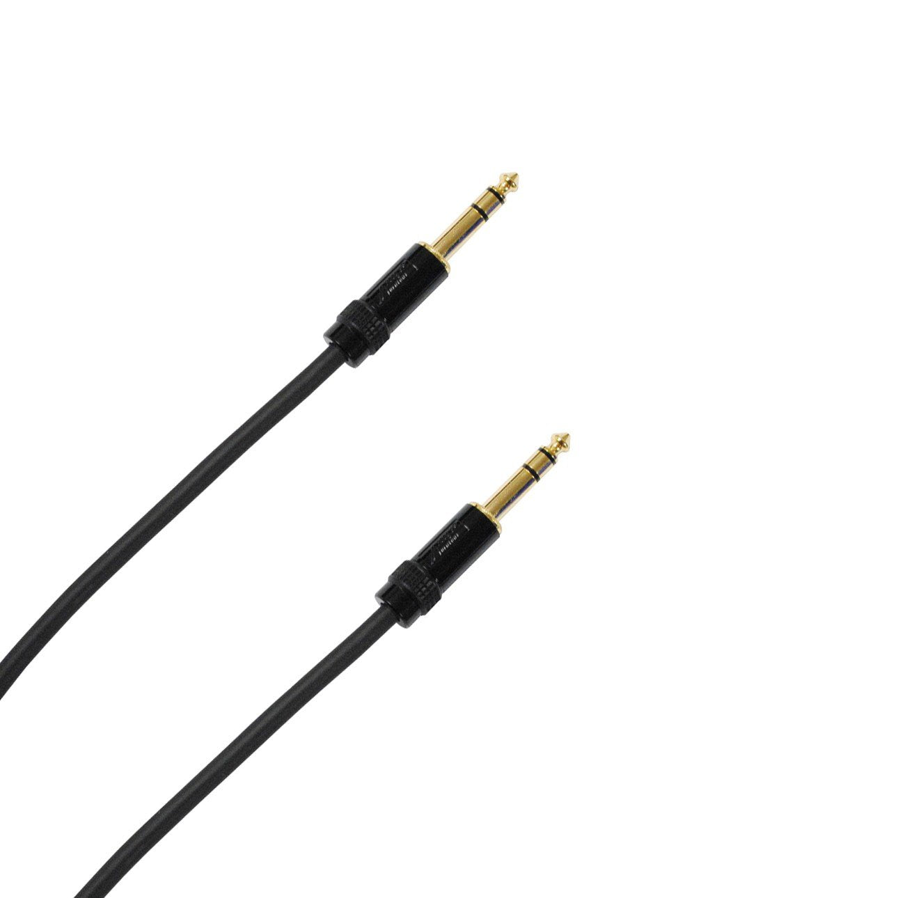 Audio 2000S E08106P2 1/4'' Trs To 1/4'' Trs 6 Ft Audio Cable (2 Pack)