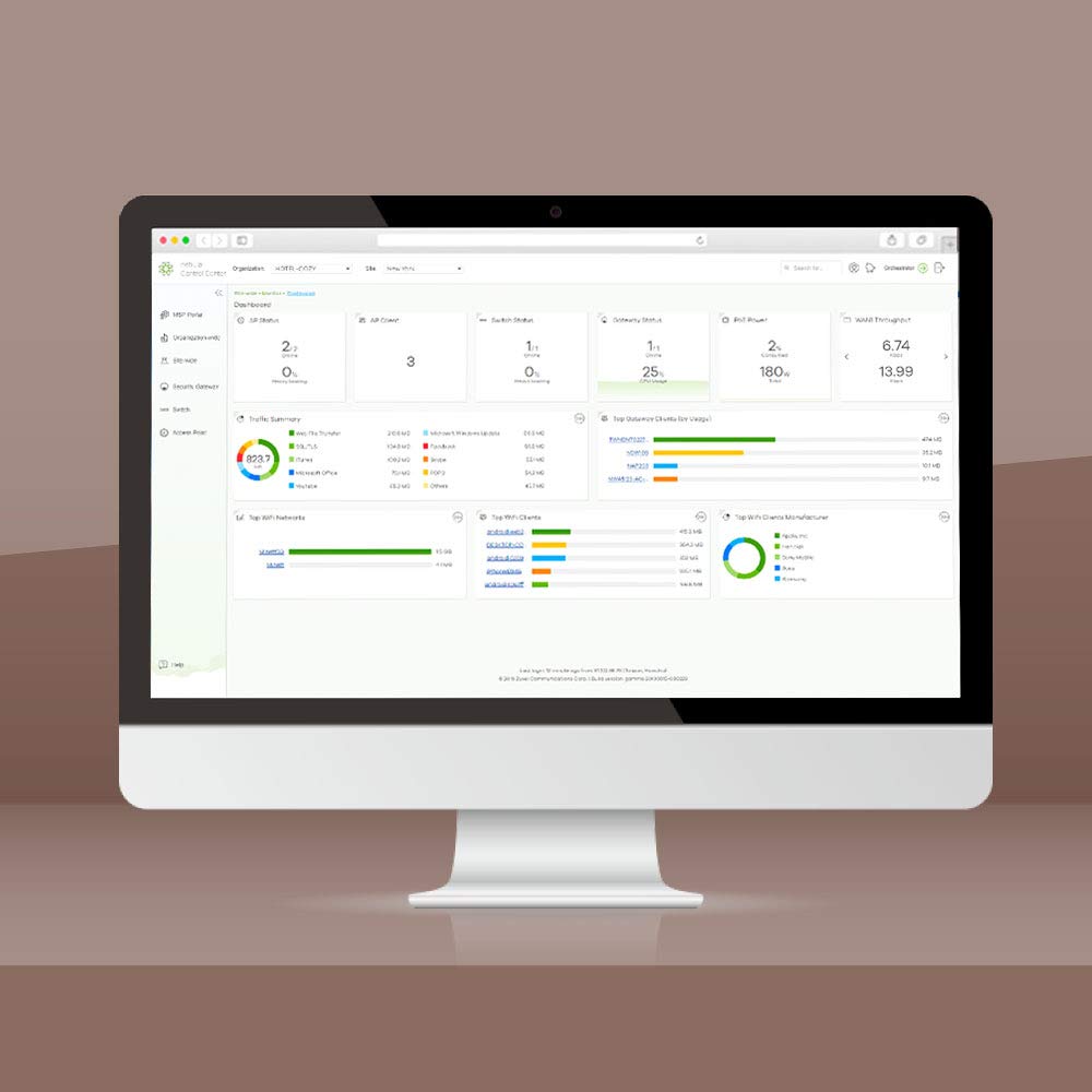 Zyxel 8 Port Gigabit Ethernet Layer 2 Managed Poe+ Switch With 180 Watt Budget And 2 Gigabit Combo Ports And Hybrid Cloud Mode G