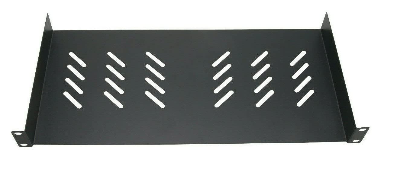 Cables Direct Online Universal Server Network Rack Tray Vented Shelves Mount 19'' 1U 10'' 250Mm