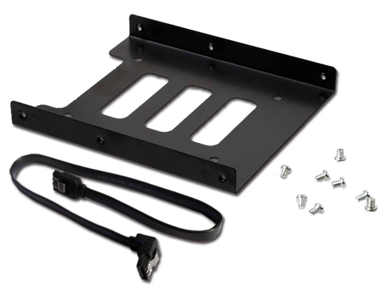 Valuegist 2.5'' To 3.5'' Internal Ssd/Hdd Mounting Kit, Metal Bracket Adapter With Sata 3.0 Cable