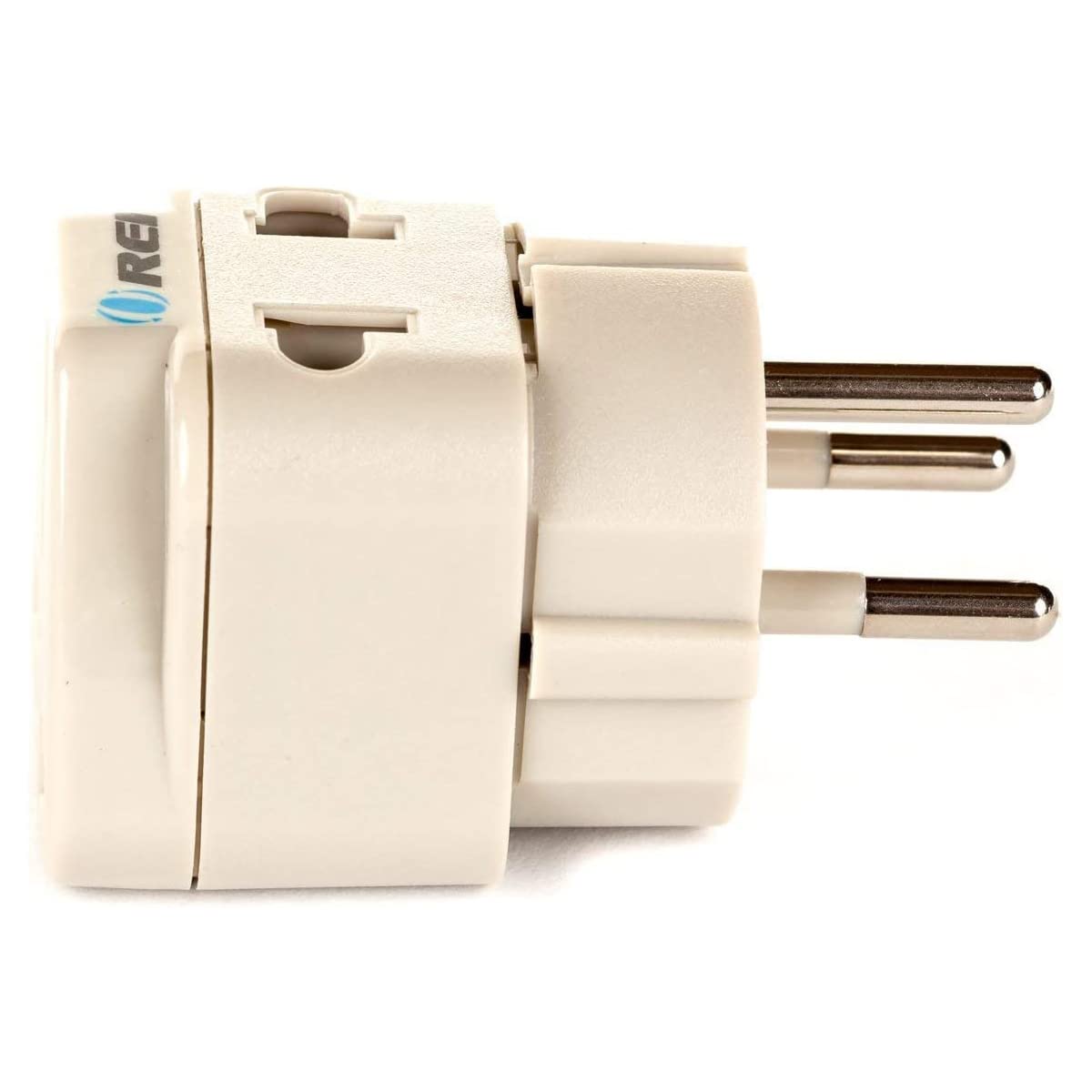 Orei Usa To Israel, Gaza, Palestine & More (Type H) Travel Adapter Plug - 2 In 1 - Ce Certified - Rohs Compliant - 2 Pack - Whit