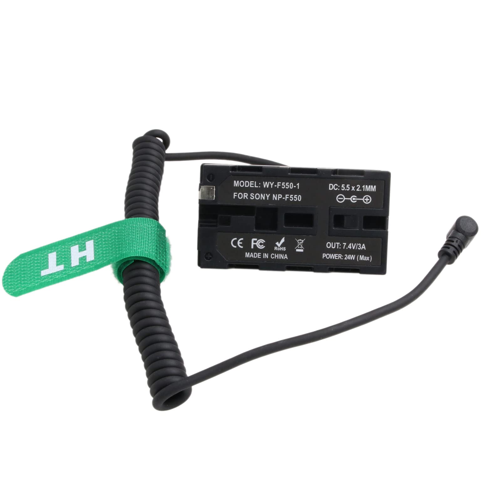 Hangton Dc Barrel To Np F970 F750 F550 Dummy Battery Power For Sony Atomos Shinobi Shogun Inferno Ninja Monitor, Led Light