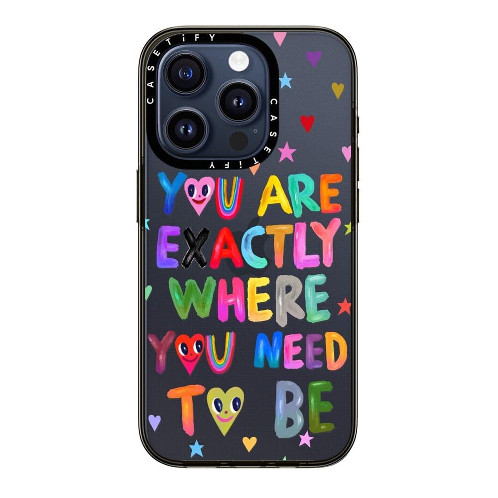 Casetify Compact Case For Iphone 15 Pro [2X Military Grade Drop Tested / 4Ft Drop Protection]   You Are Exactly Where You Need T