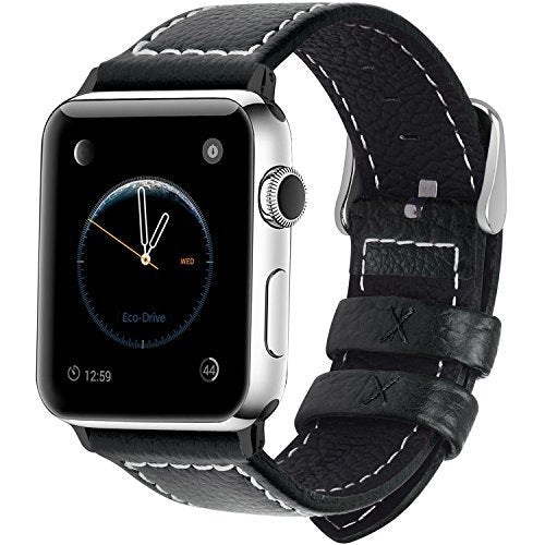 Fullmosa Compatible with Apple Watch Band Leather 49mm 46mm 45mm 44mm 42mm for iWatch Series 11/10/9/8/7/6/5/4/3/2/1, Ultra3/2/1