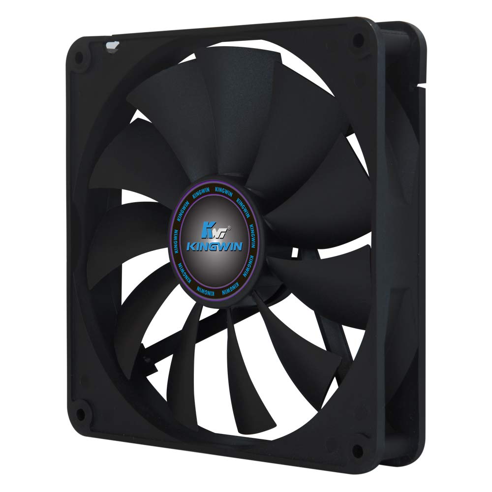 Kingwin 140Mm Silent Fan For Computer Cases, Mining Rig, Cpu Coolers, Computer Cooling Fan, Long Life Bearing, And Provide Excel