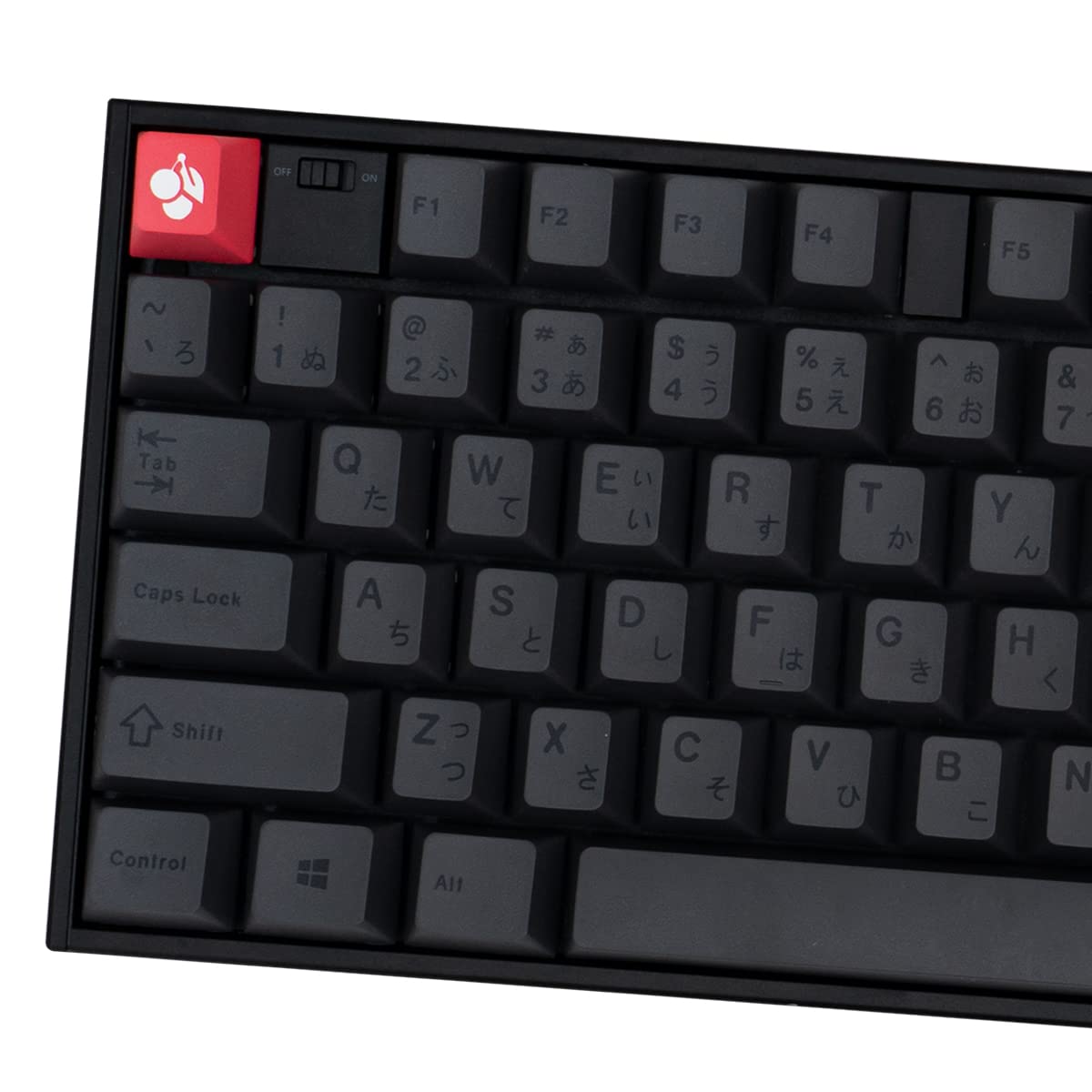 Mintcaps Pbt Gray Japanese Keycaps Cherry Profile Retro Dye Sub Keycaps Set 130 Keys Custom Keyboard Keycaps For 60% 65% 70% 75%