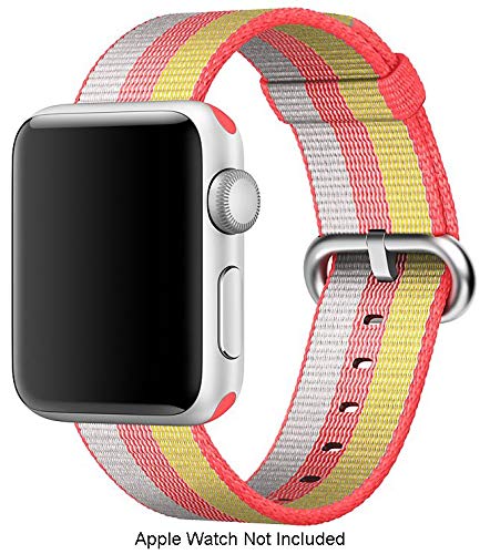 Apple Smartwatch Replacement Woven Nylon Band For Apple Watch - Red Woven
