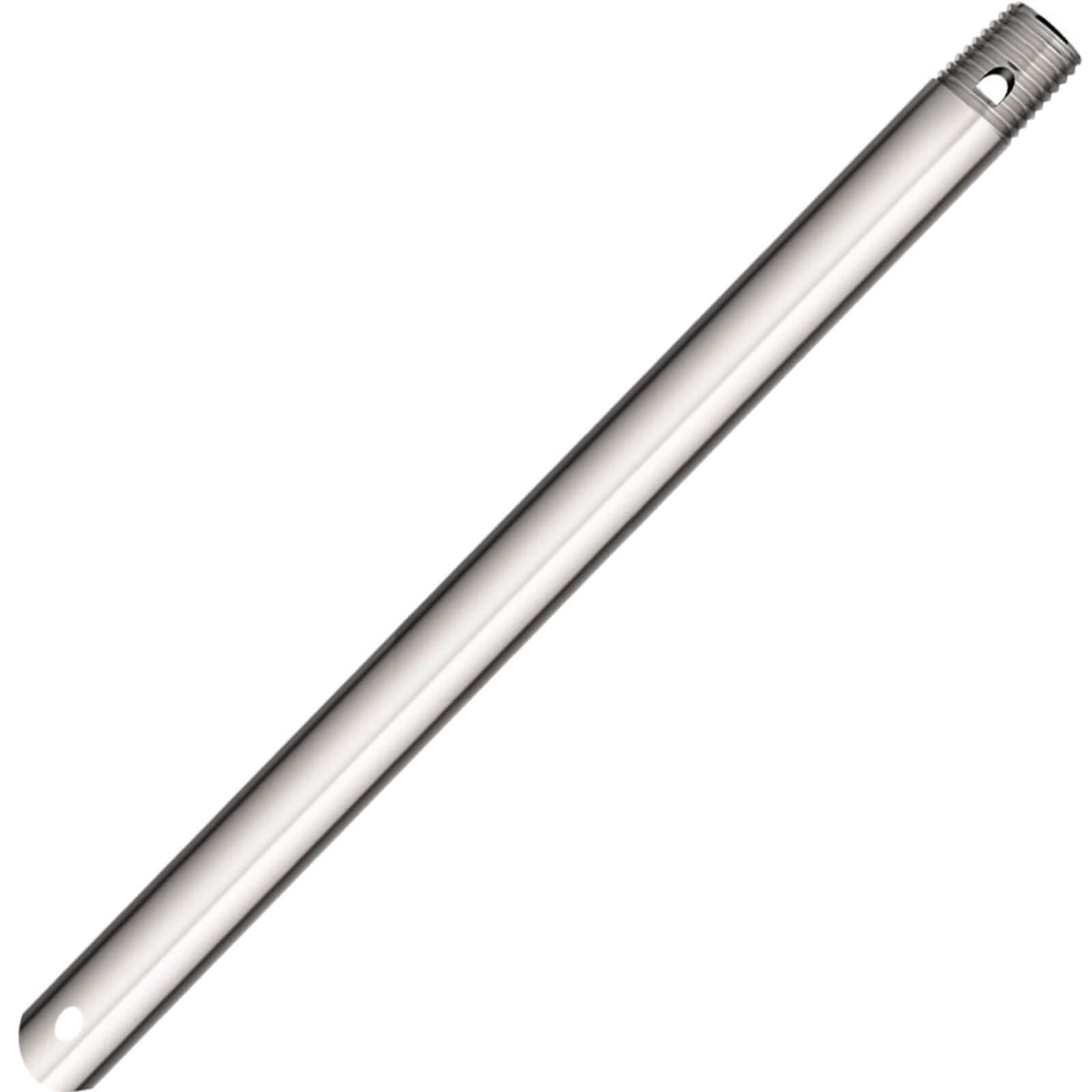 24 Inch Ceiling Fan Downrod Threaded, 1 Inch Outer Diameter Nickle Ceiling Fan Extension Rod (With Threads),Down Rods Compatible