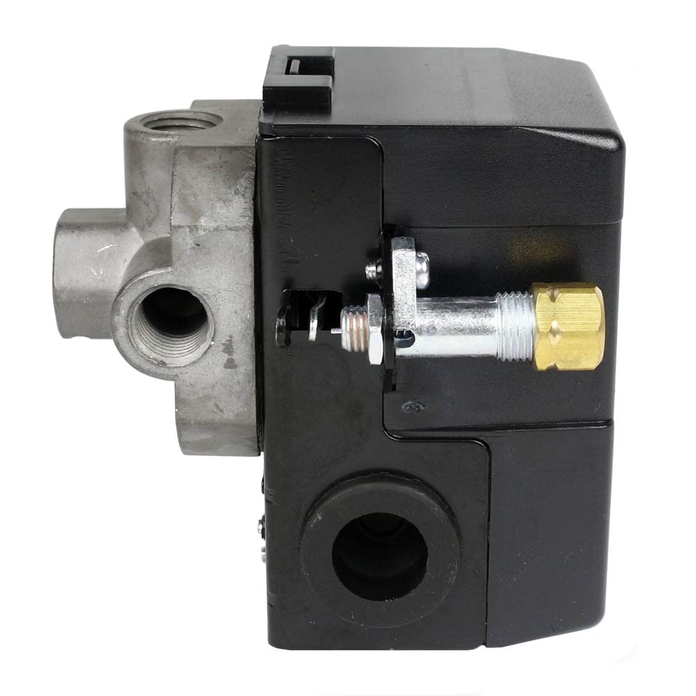 Lefoo Quality Air Compressor Pressure Switch Control 95 125 Psi 4 Port W/Unloader Lf10 4H 1 Npt1/4 95 125
