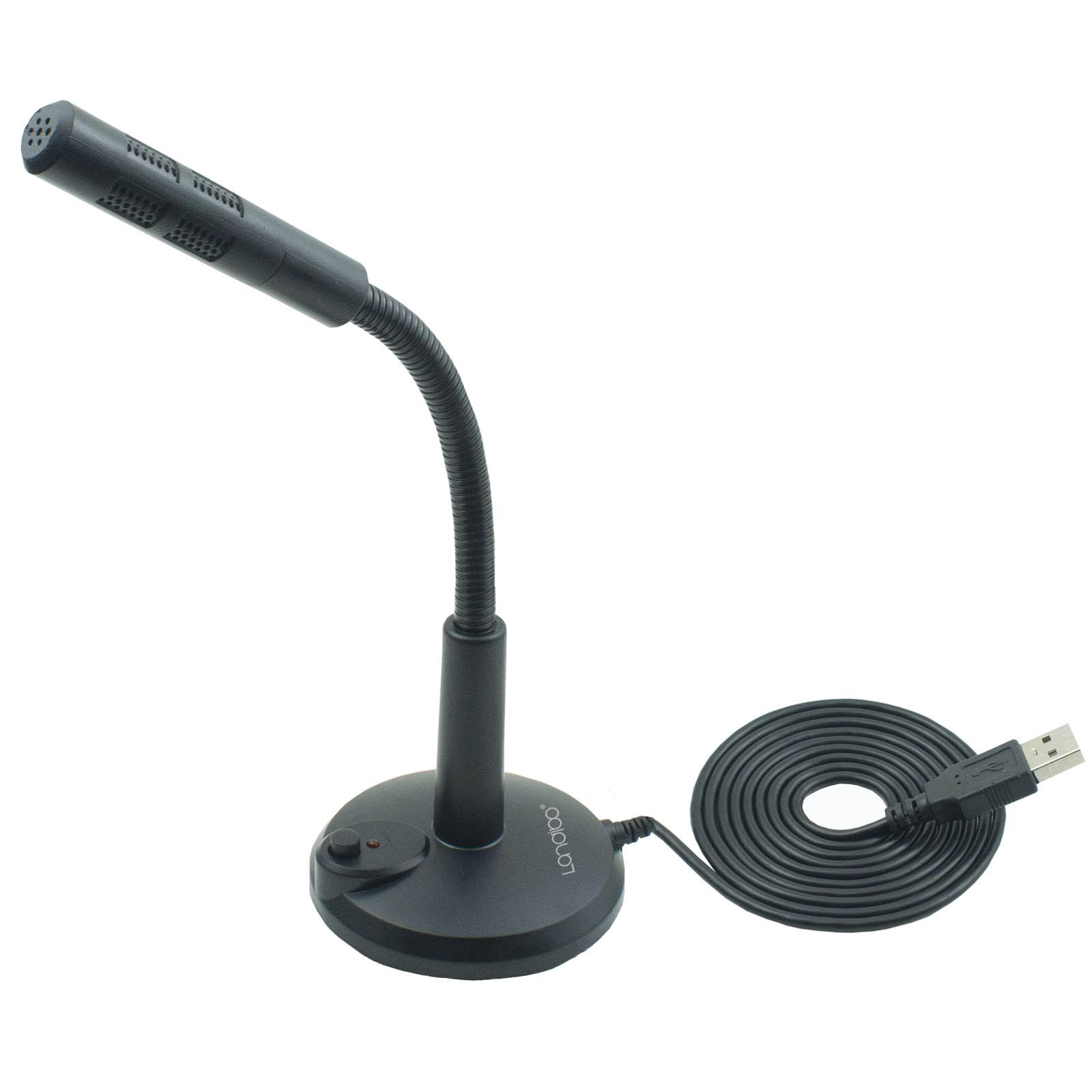 Landibo Usb Microphone, Plug And Play Desktop Laptop Gooseneck Microphone, Suitable For Games, Conferences, Streaming, And Tutor