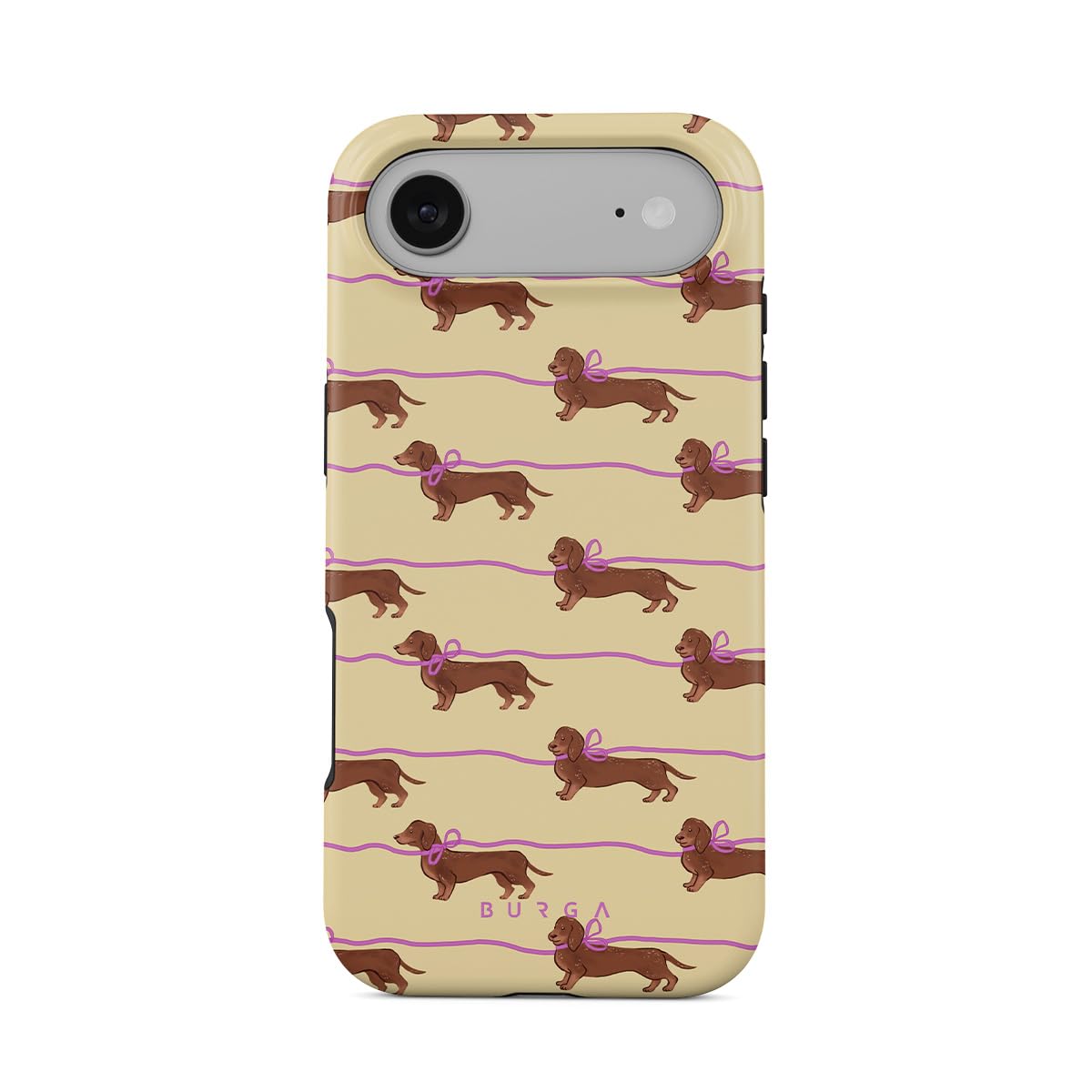 BURGA Unisex Phone Case for iPhone 17 Air - Dual-Layer Hybrid Design with Shock-Absorbing TPU & Durable Exterior, Scratch-Resist