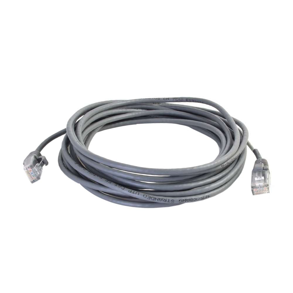 C2G 01047 Cat5E Cable   Snagless Unshielded Slim Ethernet Network Patch Cable, Gray (10 Feet, 3.04 Meters)
