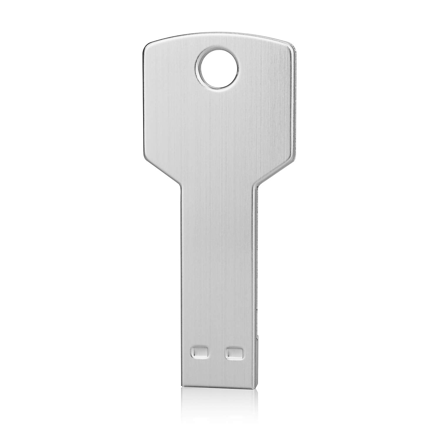 K&Zz 32Gb Key Flash Drive Usb Thumb Drives Metal Key Shaped Usb Drive Usb Stick Usb Storage Key Shaped Memory Stick, Silver