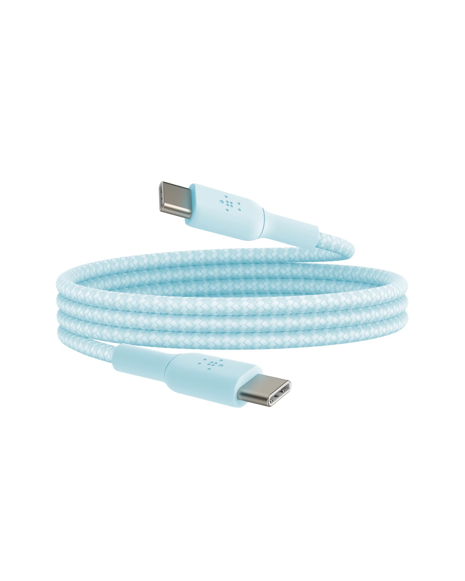 Belkin BoostCharge Braided USB-C to USB-C Cable (1M/3.3ft) for iPhone 16, iPhone 16 Pro, iPhone 16 Pro Max, Galaxy S25, S24, Gal