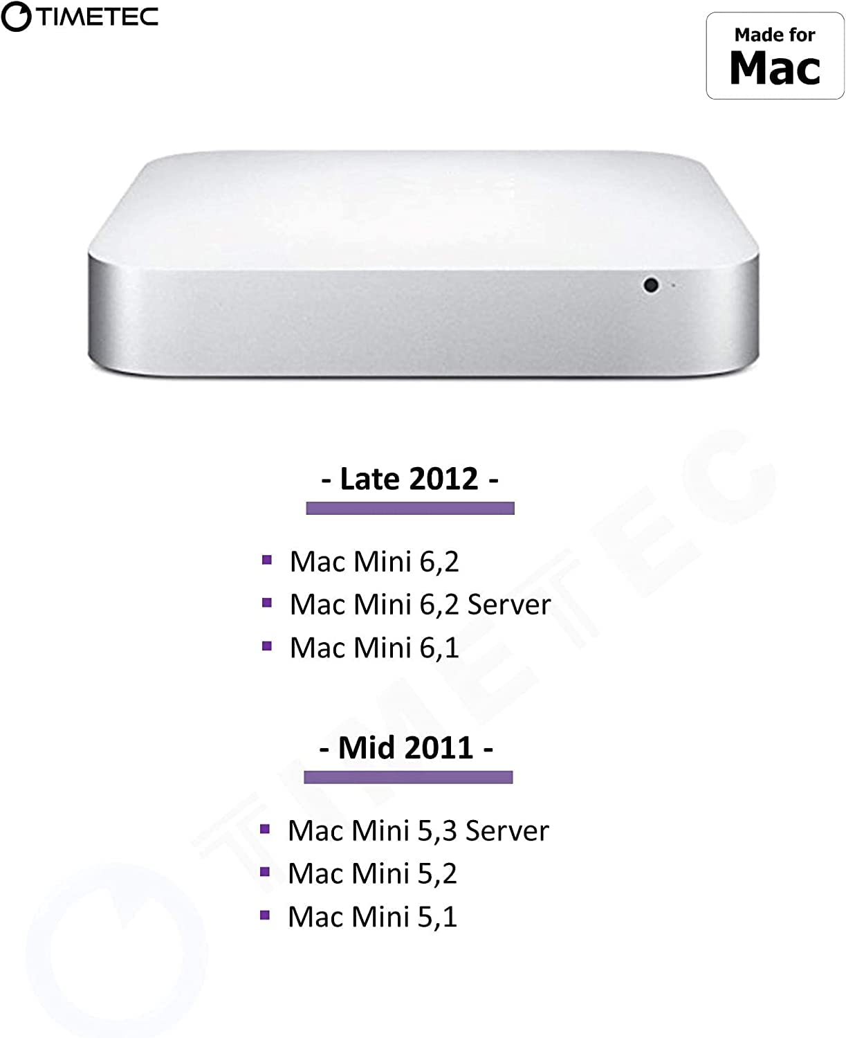 Timetec 80Gb Kit(10X8Gb) Compatible For Apple Ddr3L 1600Mhz Pc3L 12800 Cl11 For Imac (Mid 2011, Late 2012, Late 2013, Late 2014