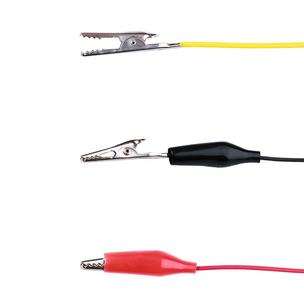 Elegoo 30 Pcs Alligator Clip Test Leads Set With Alligator Clips Double-End 50Cm Jumper Wire