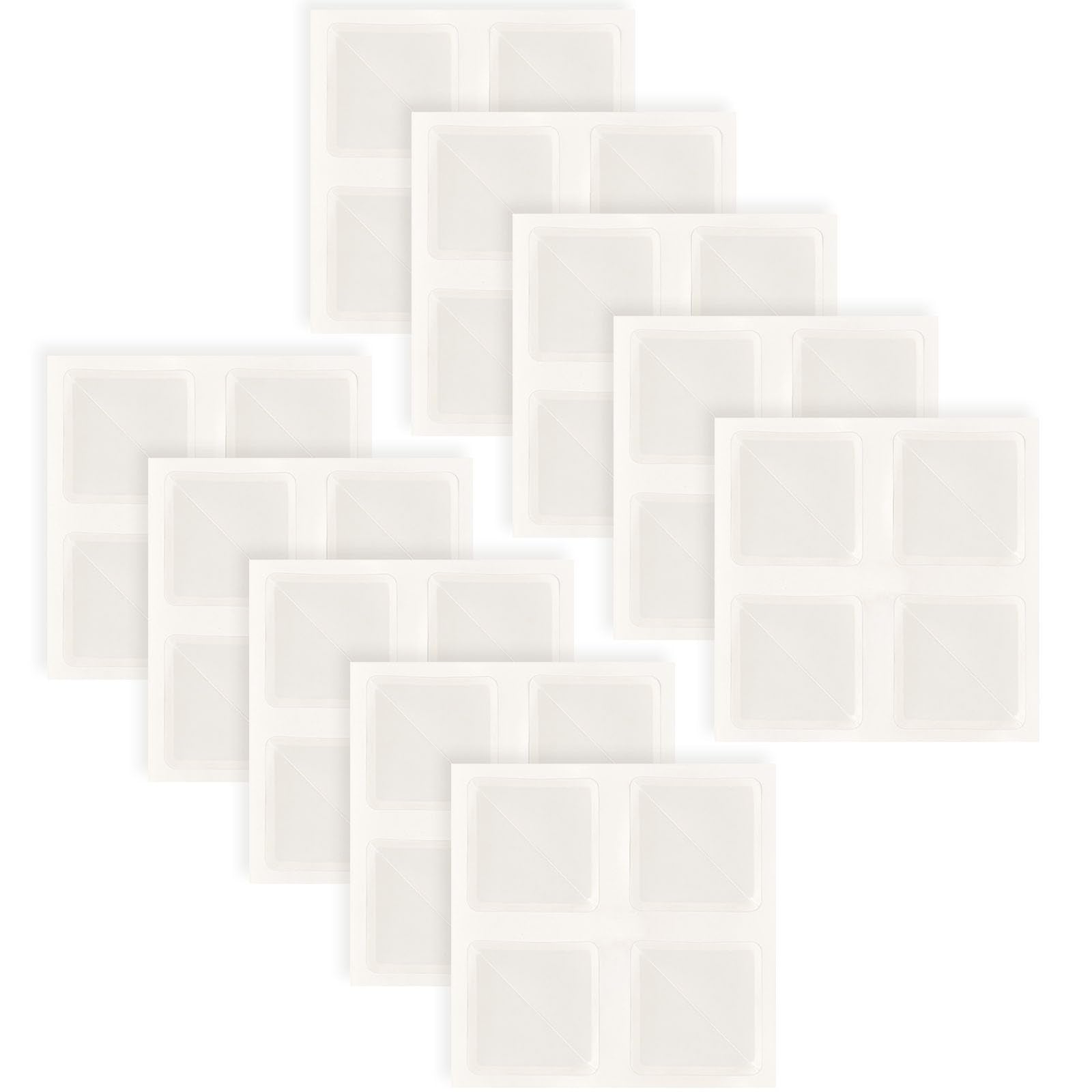 Lineco Acid Free Archival Mounting Corners Photo Corners Self Adhesive, 1.25' Polypropylene Corner (Qty:256)