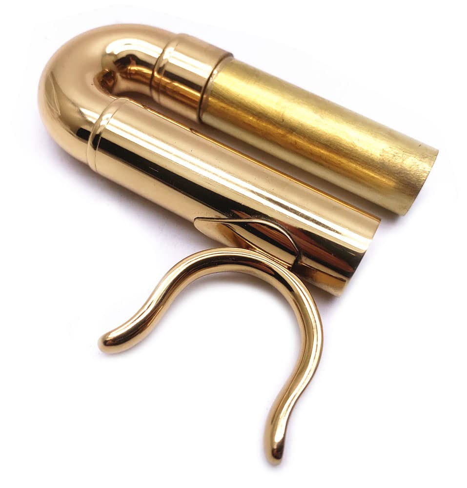 Jiayouy Trumpet 1St Valve Tuning Silde Assembly For Brass Bb Trumpet Instrument Gold