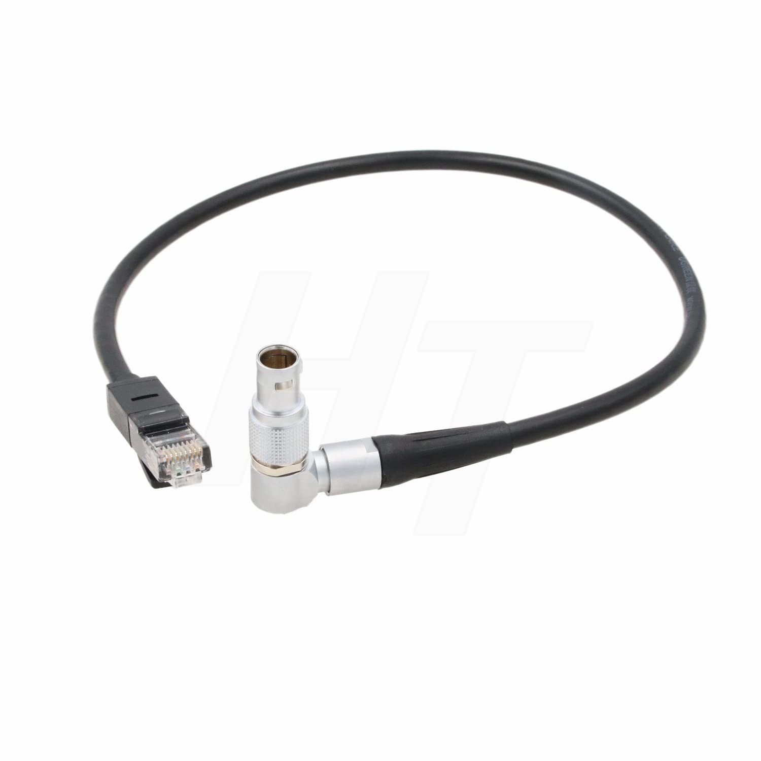 Hangton Teradek Colr Cat5E Ethernet Rj45 Cable To Arri Alexa Mini Camera 10 Pin Connector (40 Cm, Rotate Right Angle 10Pin)