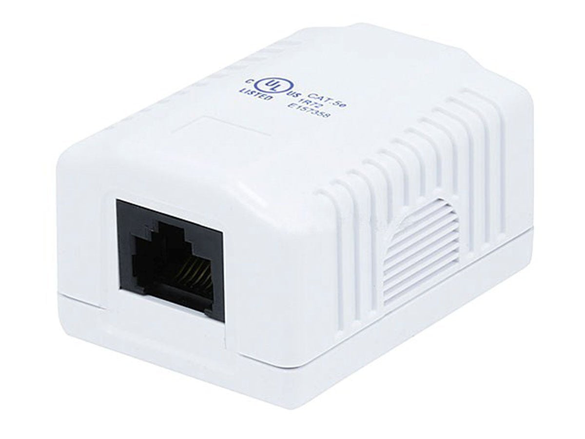 Surface Mount Box Cat5E   Single