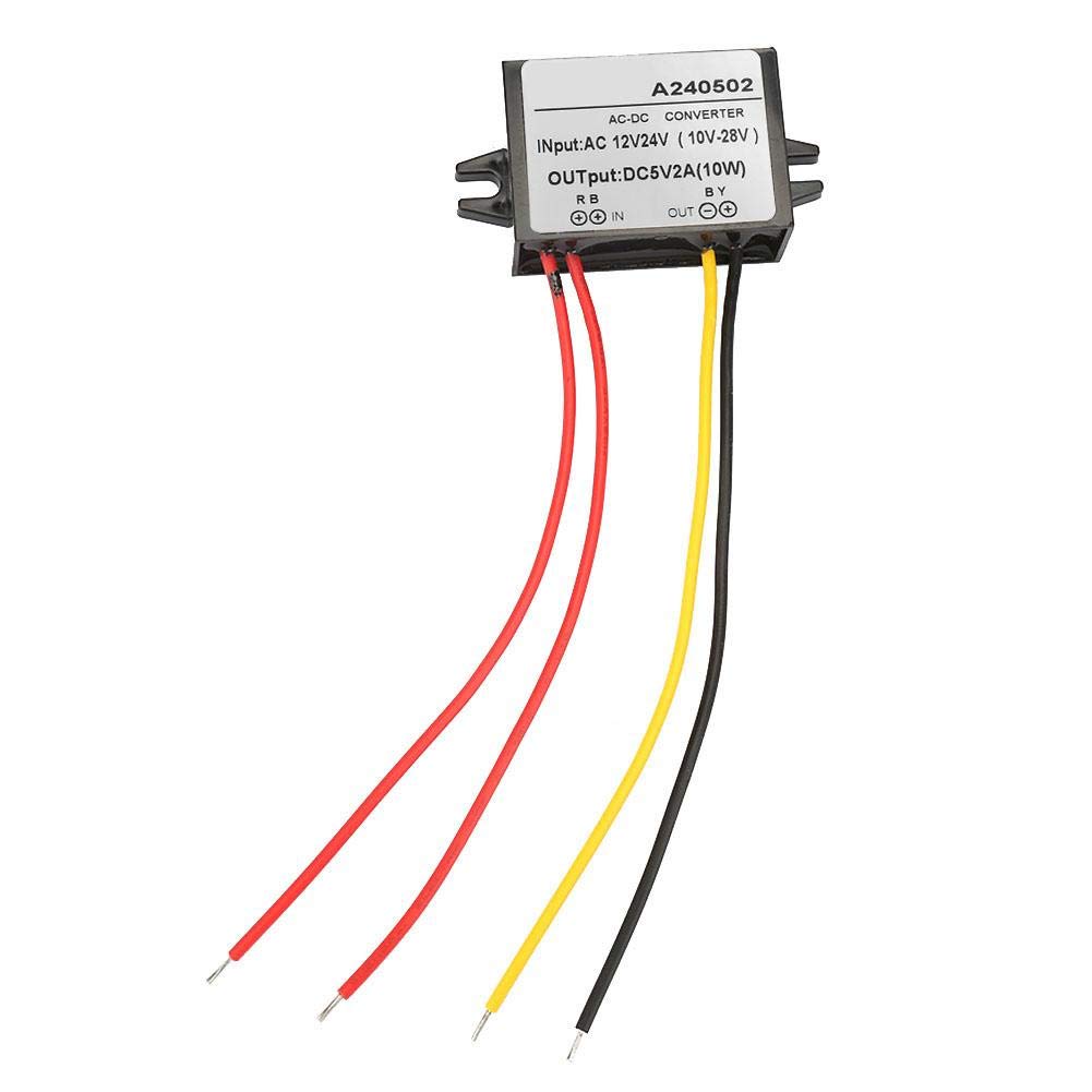 Voltage Power Ac 12V 24V To Dc 5V Voltage Regulator Power Module For Car Step Down Converter (2A)