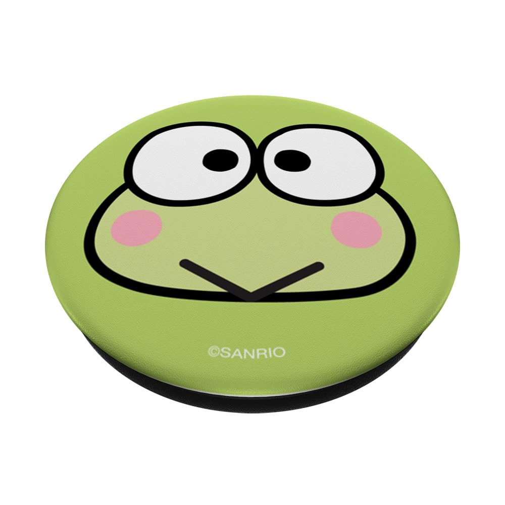 Keroppi Classic Face Popsockets Stand For Smartphones And Tablets Popsockets Adhesive Popgrip