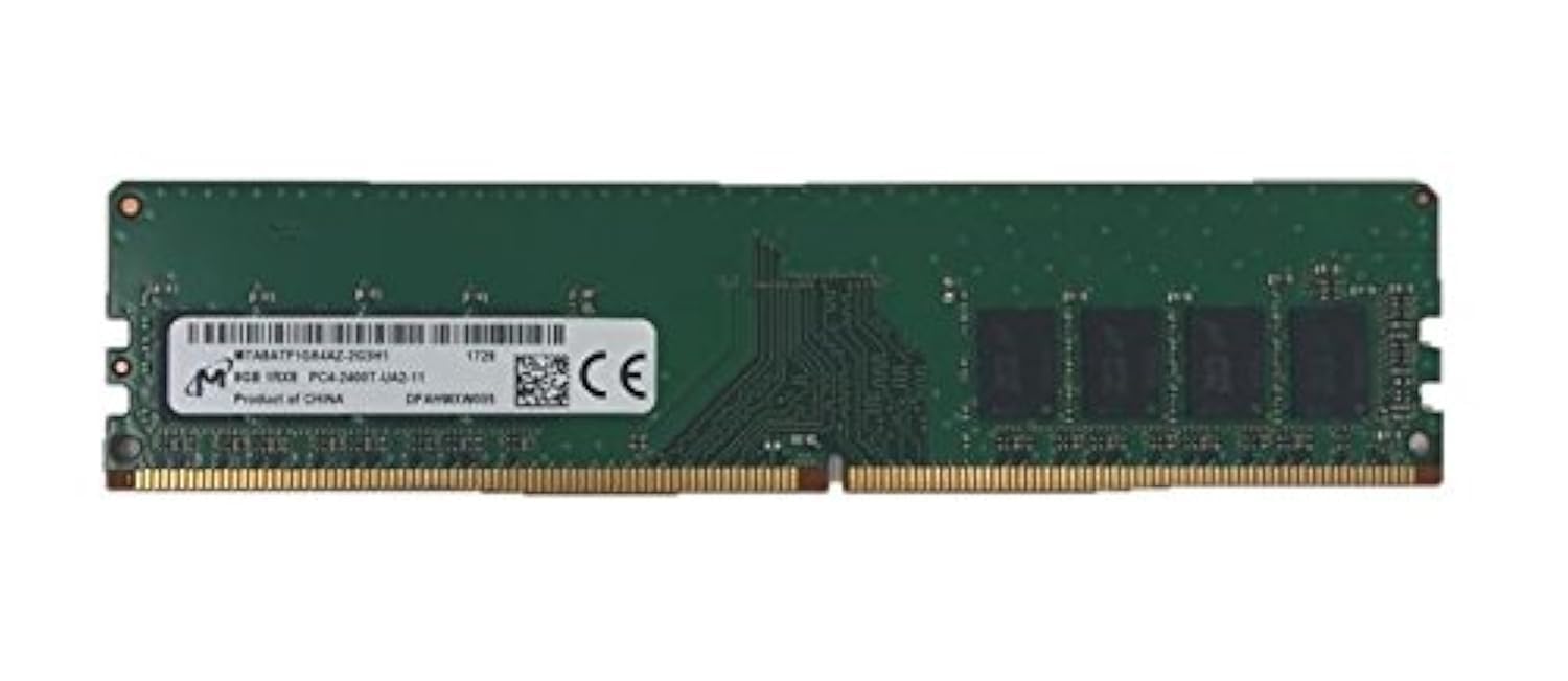 Micron 8Gb Pc4 19200 Ddr4 2400Mhz 288 Pin Desktop Dimm Memory Module Mfr P/N Mta8Atf1G64Az 2G3H1