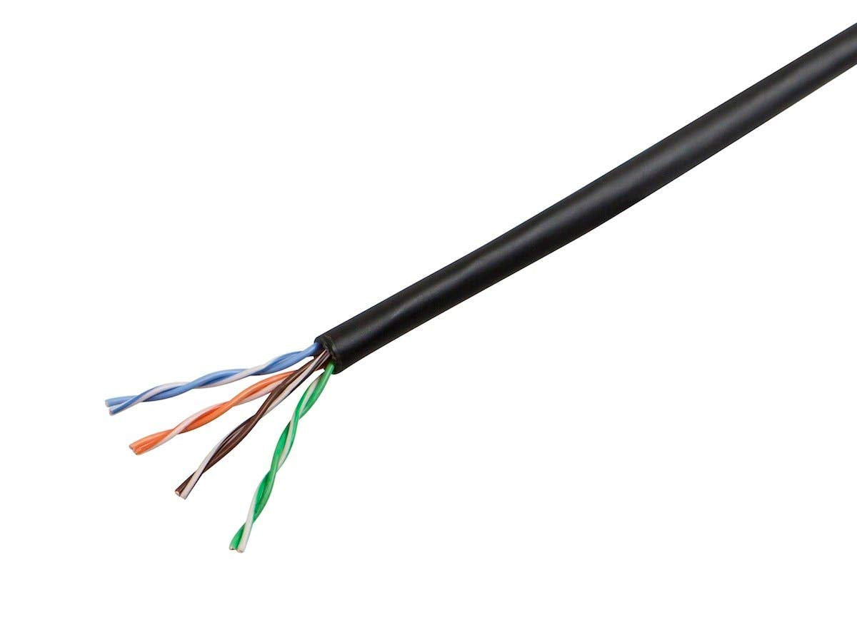 Cat5E Utp Solid (Cmp) 1000Ft - Black