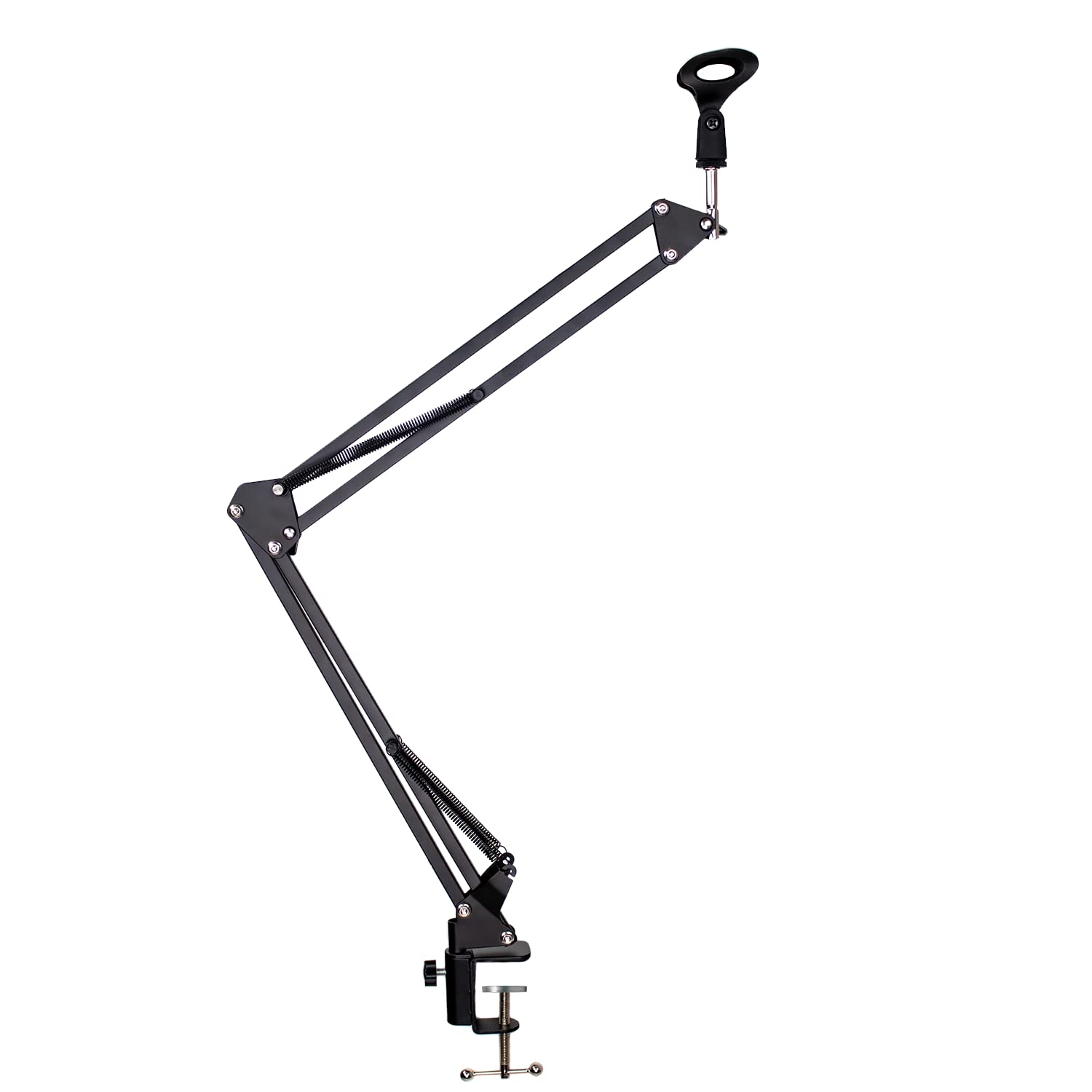 Chromacast Pro Series 38 Scissors Arm Adjustable Microphone Desk Stand With Boom Suspension, Includes Mic Clip (Cc-Sdmic-Stand-3