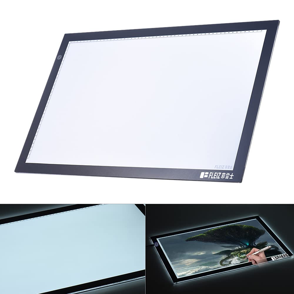 Decdeal A2 Led Light Box Drawing Tracing Tracer Copy Board Table Pad Panel Copyboard With Memory Function Stepless Brightness Co