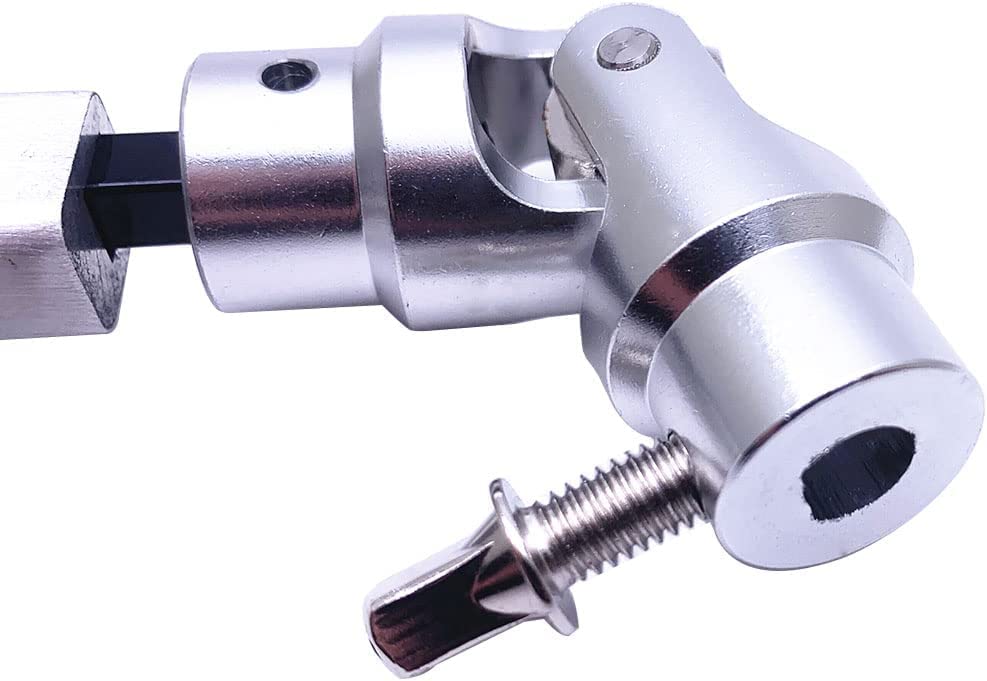 Tuoren Double Kick Drum Pedal Drive Shaft Steel Bass Drum Pedal Linkage Connector Arm For Drum Kit Percussion Instrument Parts E