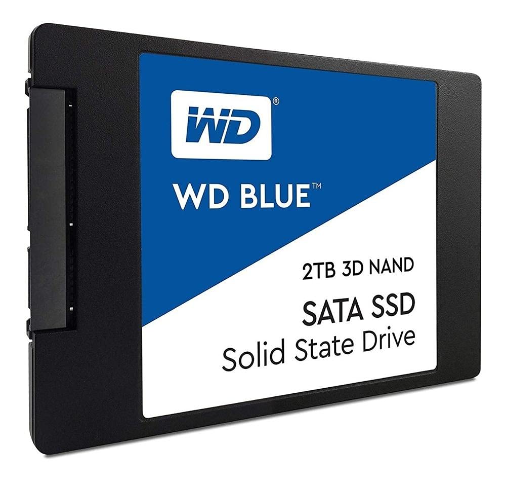 Western Digital 2Tb Wd Blue 3D Nand Internal Pc Ssd   Sata Iii 6 Gb/S, 2.5''/7Mm, Up To 560 Mb/S   Wds200T2B0A, Solid State Hard