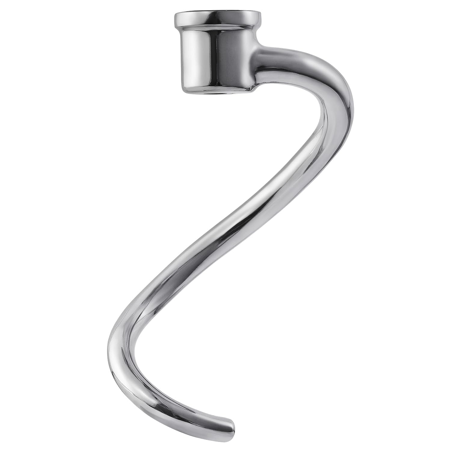Lawenme 6 Qt Dough Hook For Kitchenaid Mixer, Stainless Steel Spiral Dough Hook Attachment For Kitchenaid 5.5 6 Quart Bowl Lift